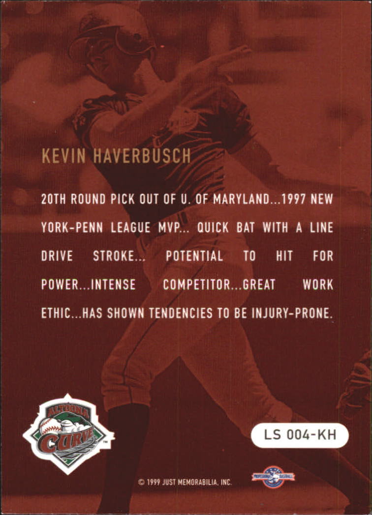1999 Just Longshots #4 Kevin Haverbusch back image