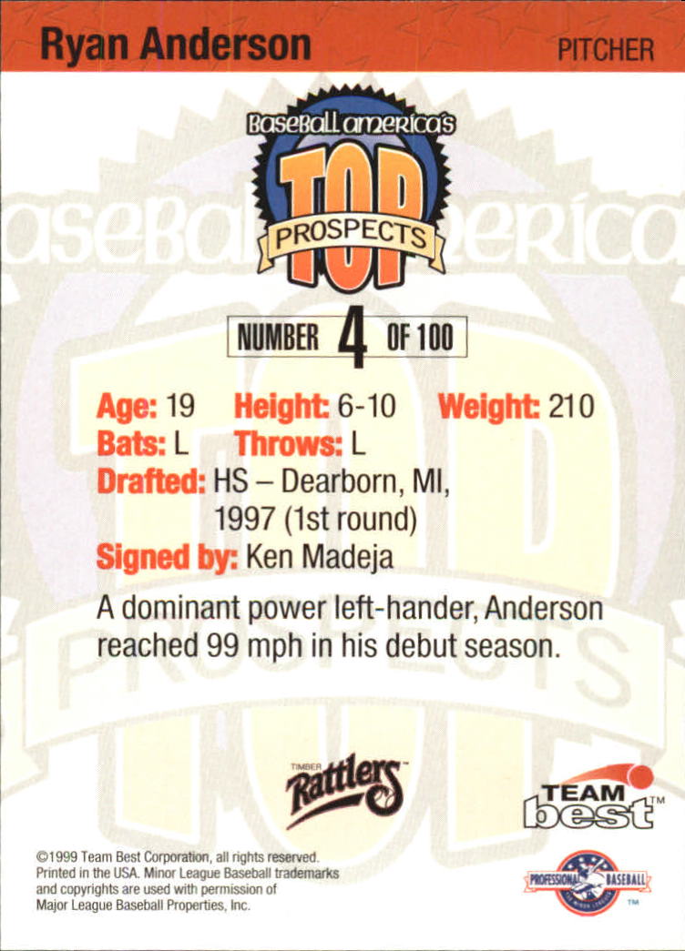 A7653- 1999 Baseball America Card #s 1-100 -You Pick- 15+ FREE US SHIP - Picture 9 of 163