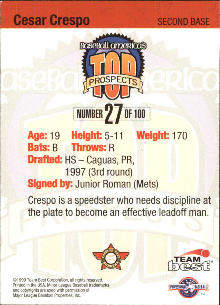 A7653- 1999 Baseball America Card #s 1-100 -You Pick- 15+ FREE US SHIP - Picture 41 of 163