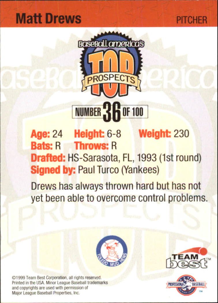 A7653- 1999 Baseball America Card #s 1-100 -You Pick- 15+ FREE US SHIP - Picture 55 of 163