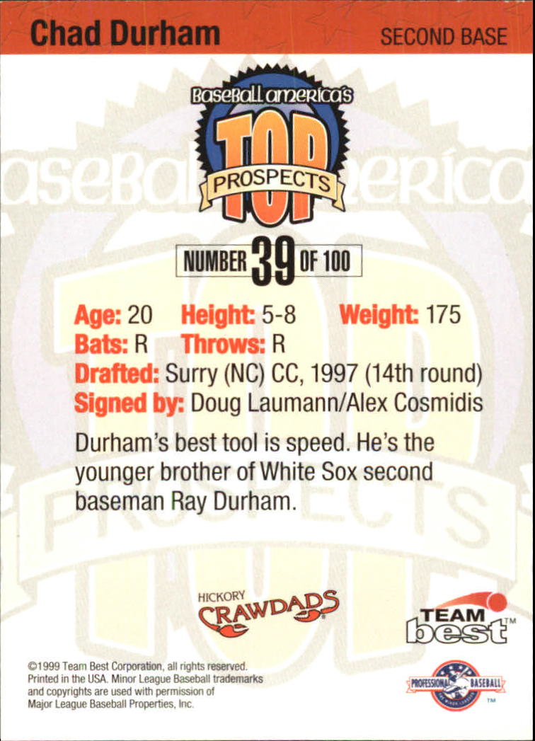 A7653- 1999 Baseball America Card #s 1-100 -You Pick- 15+ FREE US SHIP - Picture 61 of 163