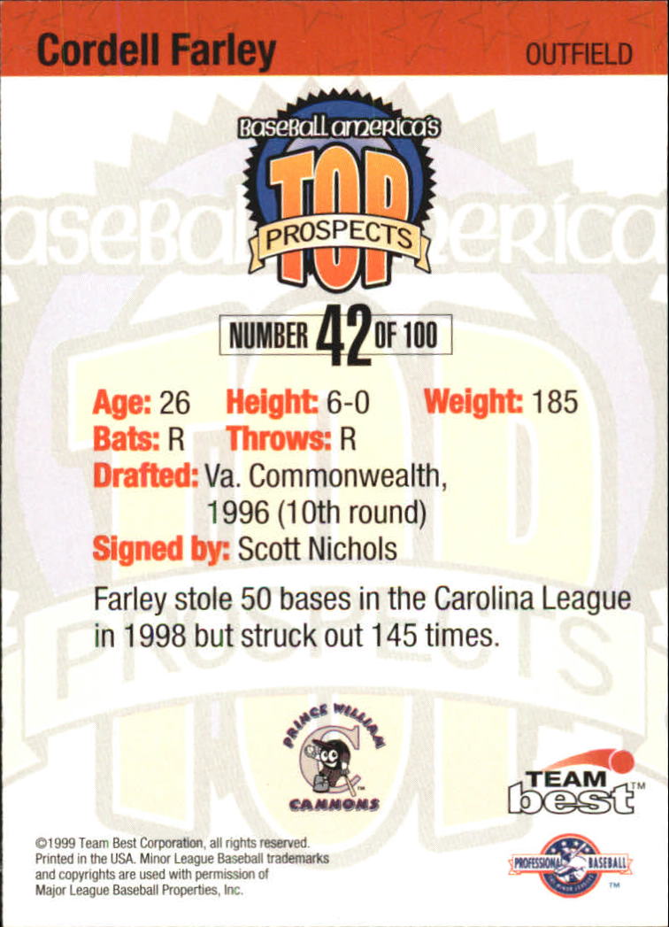 A7653- 1999 Baseball America Card #s 1-100 -You Pick- 15+ FREE US SHIP - Picture 67 of 163