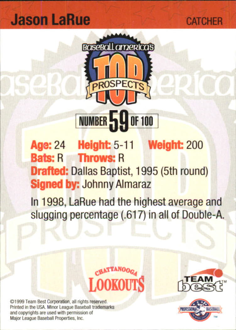 A7653- 1999 Baseball America Card #s 1-100 -You Pick- 15+ FREE US SHIP - Picture 93 of 163