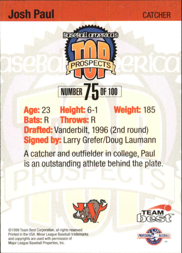 A7653- 1999 Baseball America Card #s 1-100 -You Pick- 15+ FREE US SHIP - Picture 119 of 163