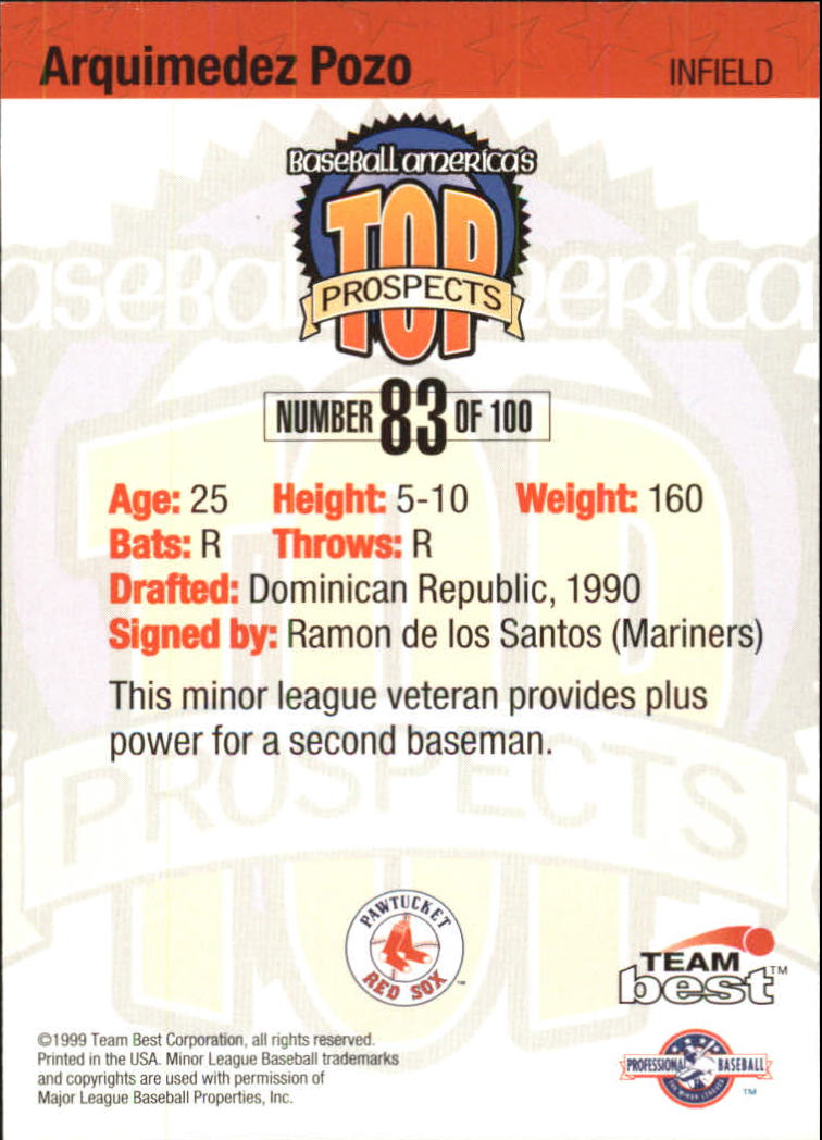 A7653- 1999 Baseball America Card #s 1-100 -You Pick- 15+ FREE US SHIP - Picture 133 of 163