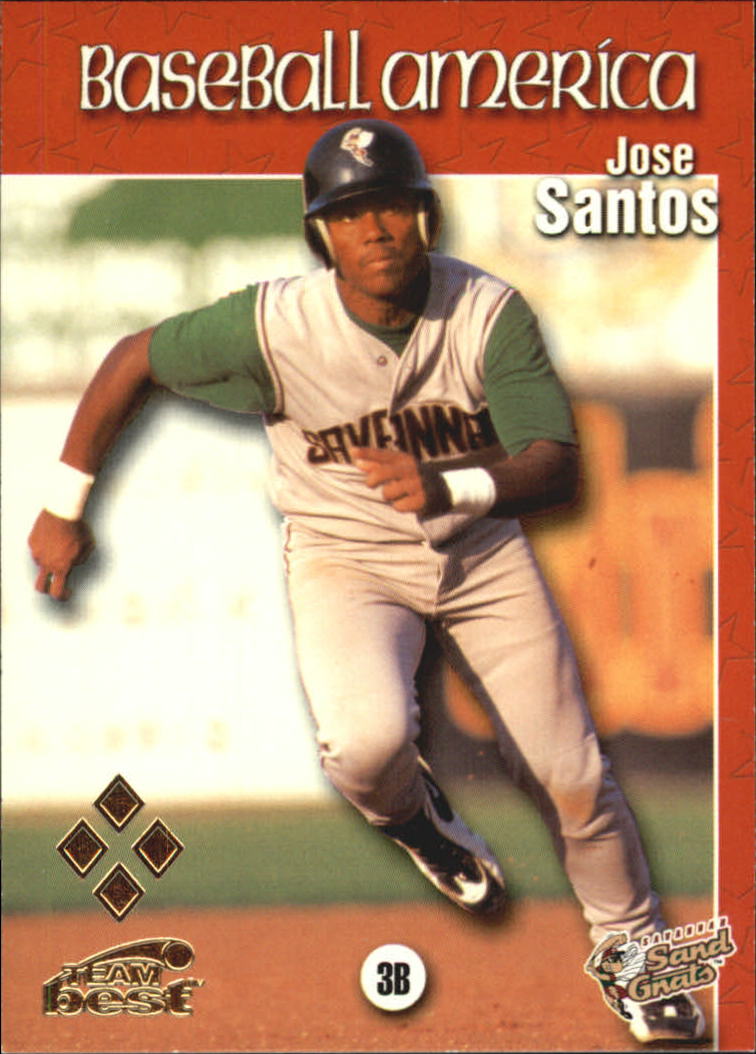 1999 Baseball America Diamond Best Gold #89 Jose Santos