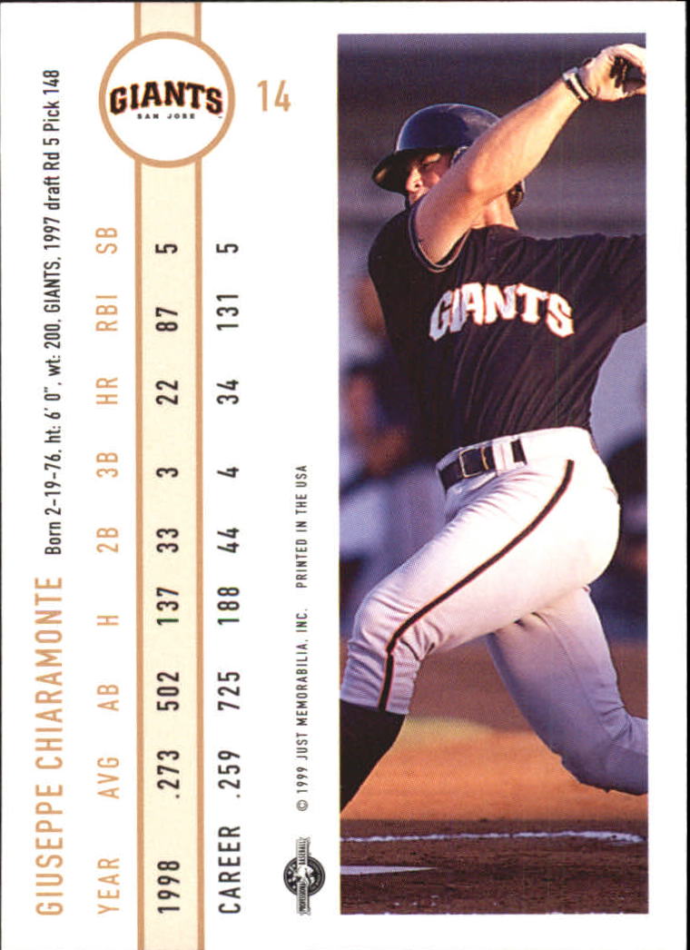 B6666- 1999 Just Baseball Card #s 1-250 +Rookies -You Pick- 15+ FREE US SHIP - Picture 29 of 476