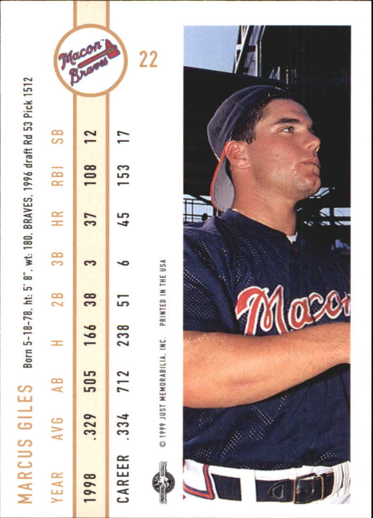 B6666- 1999 Just Baseball Card #s 1-250 +Rookies -You Pick- 15+ FREE US SHIP - Picture 45 of 476
