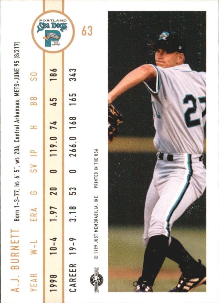 B6666- 1999 Just Baseball Card #s 1-250 +Rookies -You Pick- 15+ FREE US SHIP - Picture 122 of 476