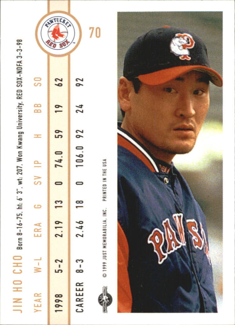 B6666- 1999 Just Baseball Card #s 1-250 +Rookies -You Pick- 15+ FREE US SHIP - Picture 136 of 476