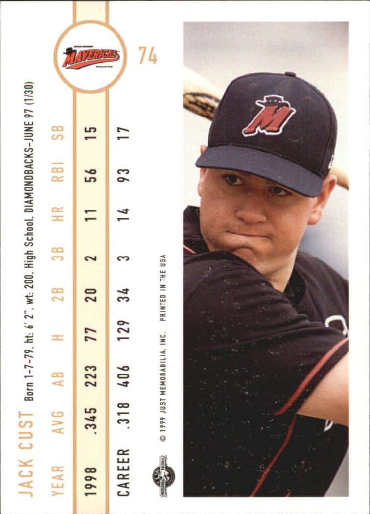 B6666- 1999 Just Baseball Card #s 1-250 +Rookies -You Pick- 15+ FREE US SHIP - Picture 144 of 476