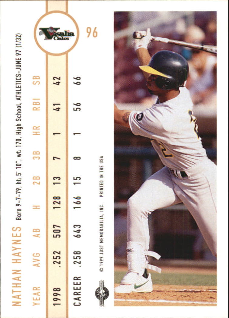 B6666- 1999 Just Baseball Card #s 1-250 +Rookies -You Pick- 15+ FREE US SHIP - Picture 185 of 476