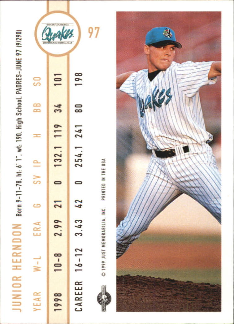 B6666- 1999 Just Baseball Card #s 1-250 +Rookies -You Pick- 15+ FREE US SHIP - Picture 187 of 476