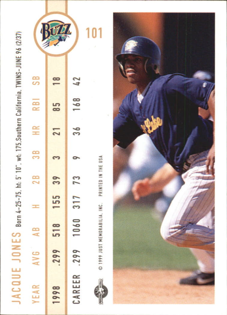 B6666- 1999 Just Baseball Card #s 1-250 +Rookies -You Pick- 15+ FREE US SHIP - Picture 195 of 476