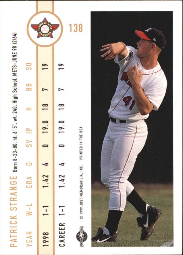 B6666- 1999 Just Baseball Card #s 1-250 +Rookies -You Pick- 15+ FREE US SHIP - Picture 265 of 476
