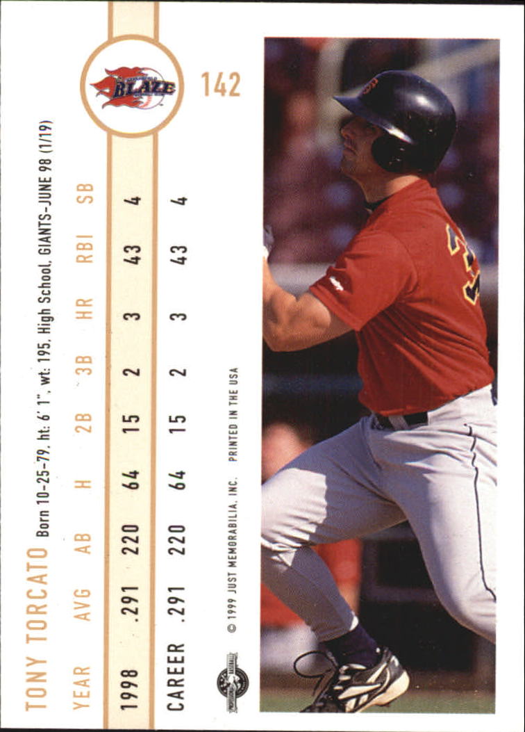 B6666- 1999 Just Baseball Card #s 1-250 +Rookies -You Pick- 15+ FREE US SHIP - Picture 273 of 476
