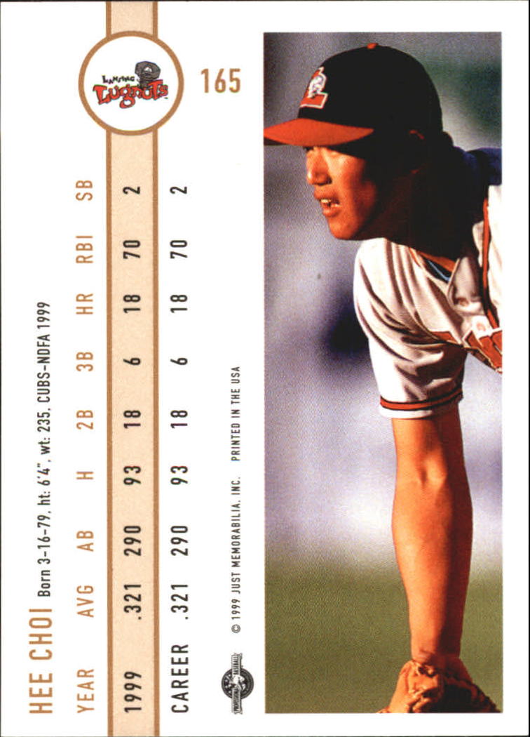 B6666- 1999 Just Baseball Card #s 1-250 +Rookies -You Pick- 15+ FREE US SHIP - Picture 315 of 476