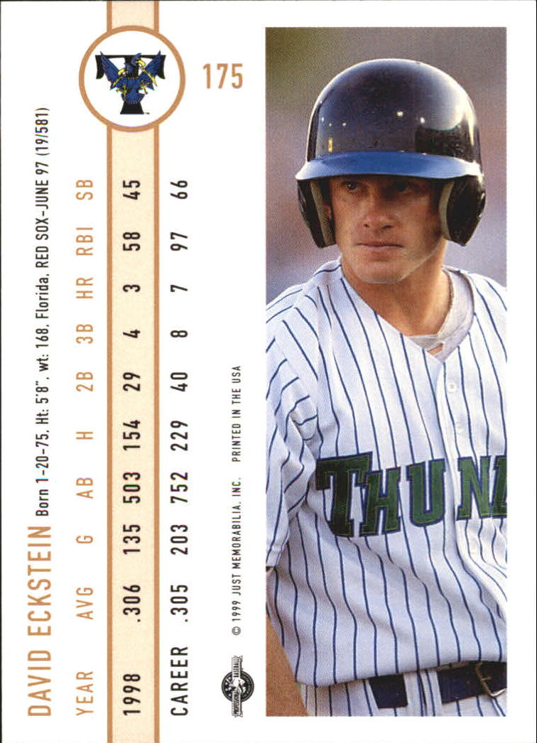 B6666- 1999 Just Baseball Card #s 1-250 +Rookies -You Pick- 15+ FREE US SHIP - Picture 333 of 476
