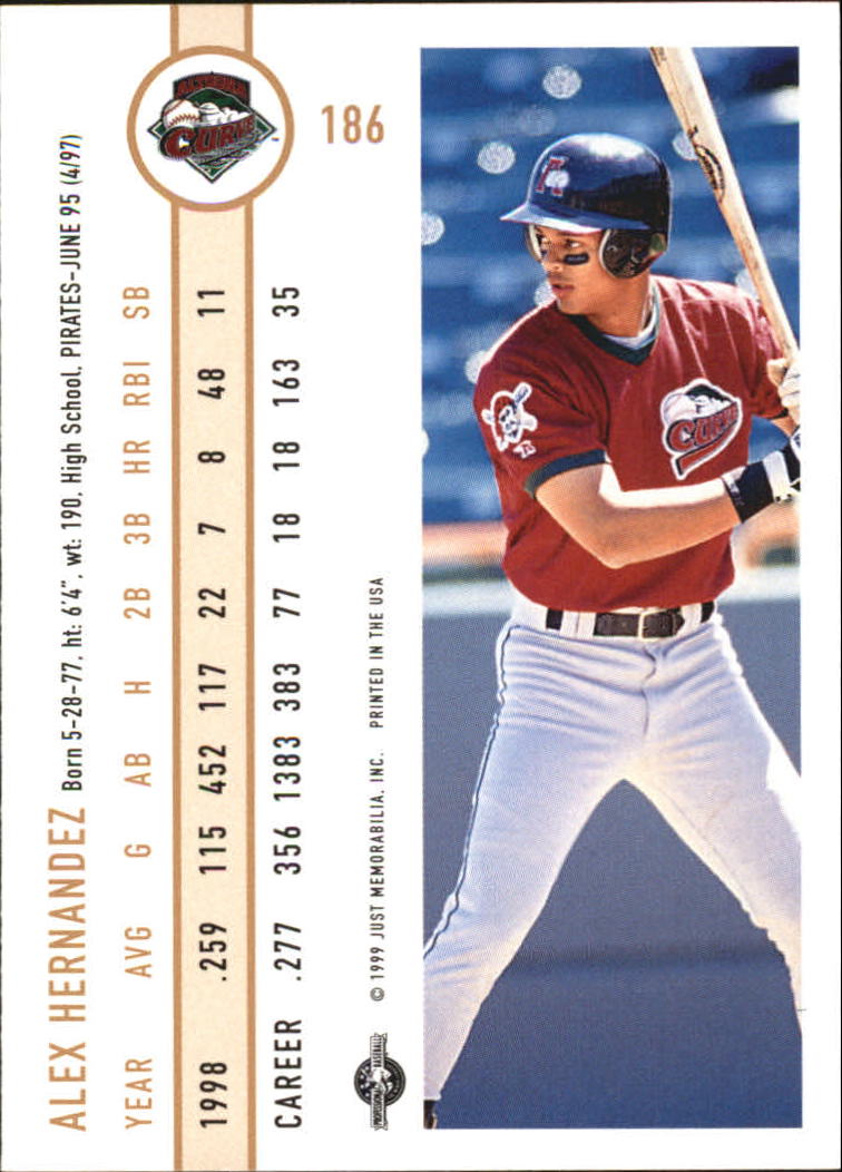 B6666- 1999 Just Baseball Card #s 1-250 +Rookies -You Pick- 15+ FREE US SHIP - Picture 353 of 476