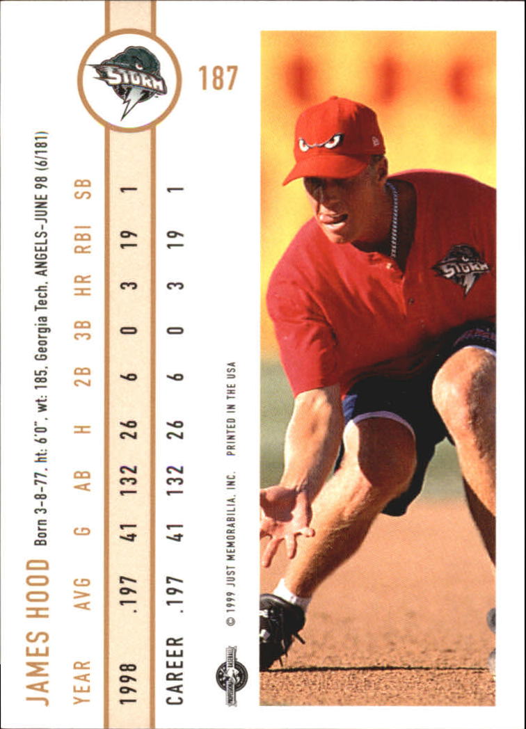 B6666- 1999 Just Baseball Card #s 1-250 +Rookies -You Pick- 15+ FREE US SHIP - Picture 355 of 476