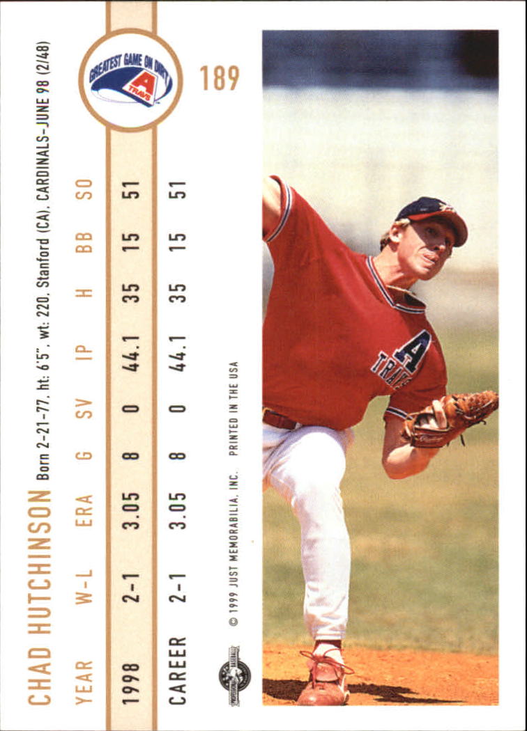 B6666- 1999 Just Baseball Card #s 1-250 +Rookies -You Pick- 15+ FREE US SHIP - Picture 359 of 476