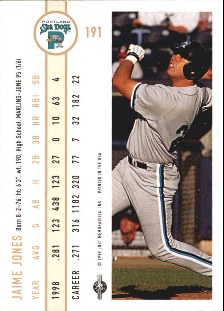B6666- 1999 Just Baseball Card #s 1-250 +Rookies -You Pick- 15+ FREE US SHIP - Picture 363 of 476