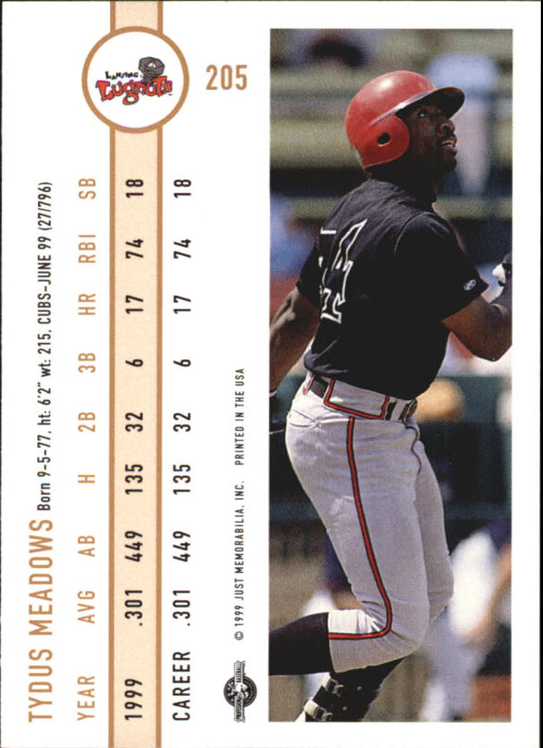 B6666- 1999 Just Baseball Card #s 1-250 +Rookies -You Pick- 15+ FREE US SHIP - Picture 391 of 476