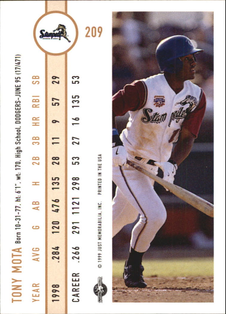 B6666- 1999 Just Baseball Card #s 1-250 +Rookies -You Pick- 15+ FREE US SHIP - Picture 397 of 476