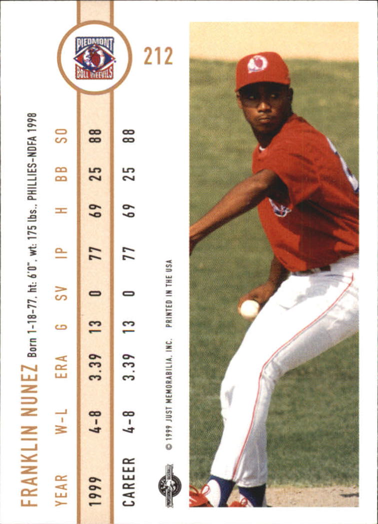 B6666- 1999 Just Baseball Card #s 1-250 +Rookies -You Pick- 15+ FREE US SHIP - Picture 403 of 476