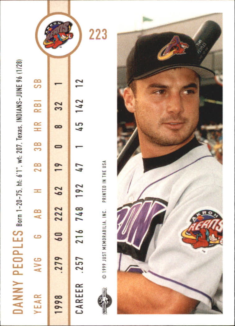 B6666- 1999 Just Baseball Card #s 1-250 +Rookies -You Pick- 15+ FREE US SHIP - Picture 423 of 476