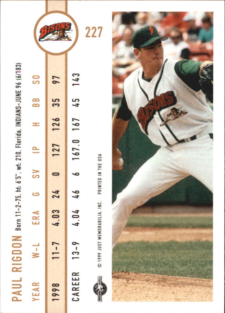 B6666- 1999 Just Baseball Card #s 1-250 +Rookies -You Pick- 15+ FREE US SHIP - Picture 430 of 476