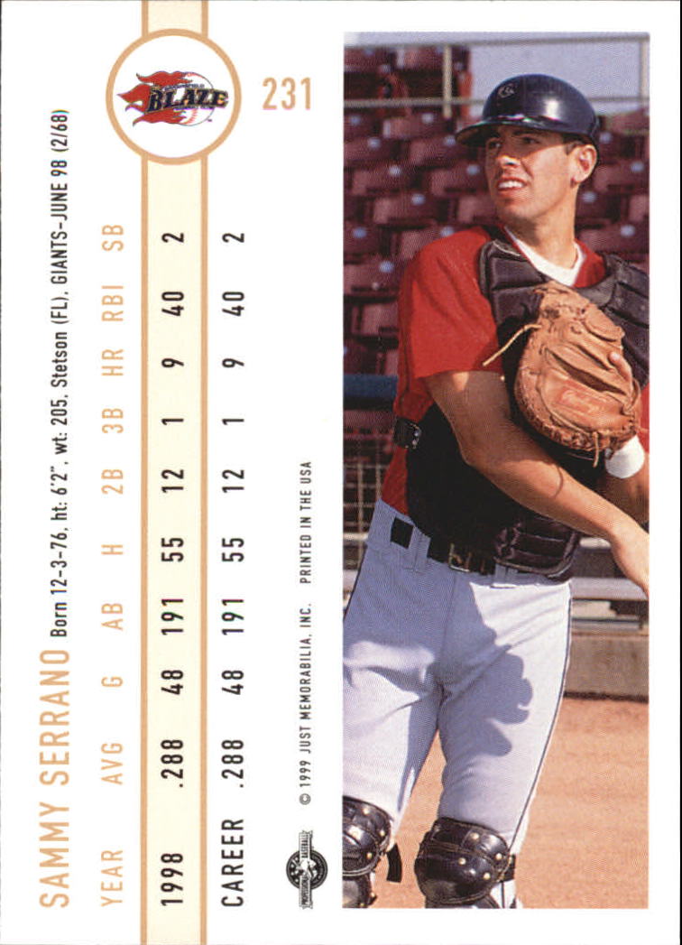 B6666- 1999 Just Baseball Card #s 1-250 +Rookies -You Pick- 15+ FREE US SHIP - Picture 438 of 476