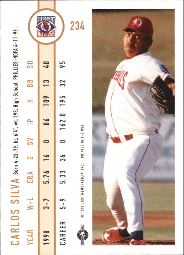 B6666- 1999 Just Baseball Card #s 1-250 +Rookies -You Pick- 15+ FREE US SHIP - Picture 444 of 476