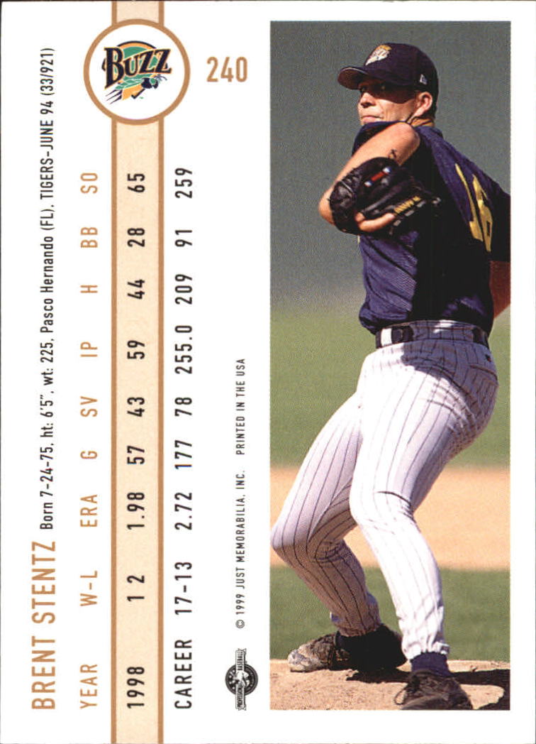 B6666- 1999 Just Baseball Card #s 1-250 +Rookies -You Pick- 15+ FREE US SHIP - Picture 456 of 476