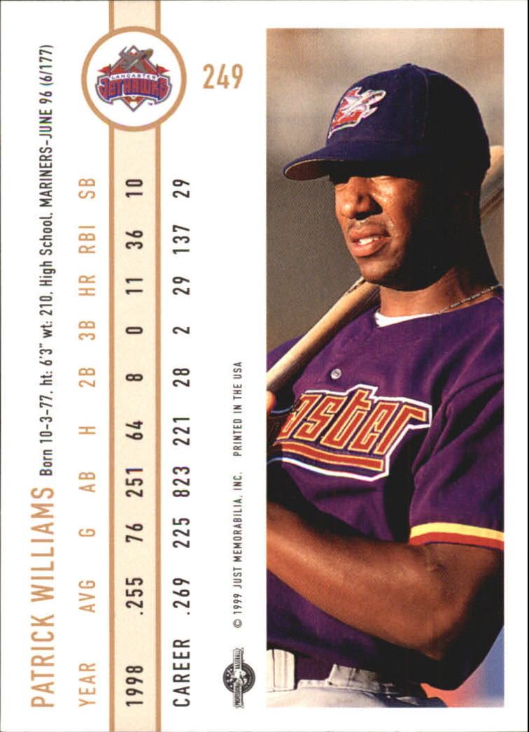 B6666- 1999 Just Baseball Card #s 1-250 +Rookies -You Pick- 15+ FREE US SHIP - Picture 474 of 476