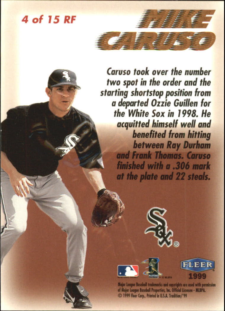 1999 Fleer Tradition Baseball "Rookie Flashback" Insert Cards - Picture 9 of 31
