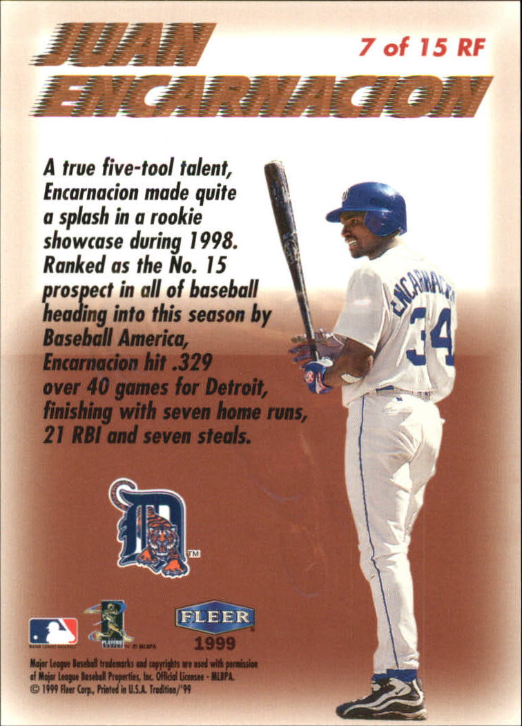 1999 Fleer Tradition Baseball "Rookie Flashback" Insert Cards - Picture 15 of 31