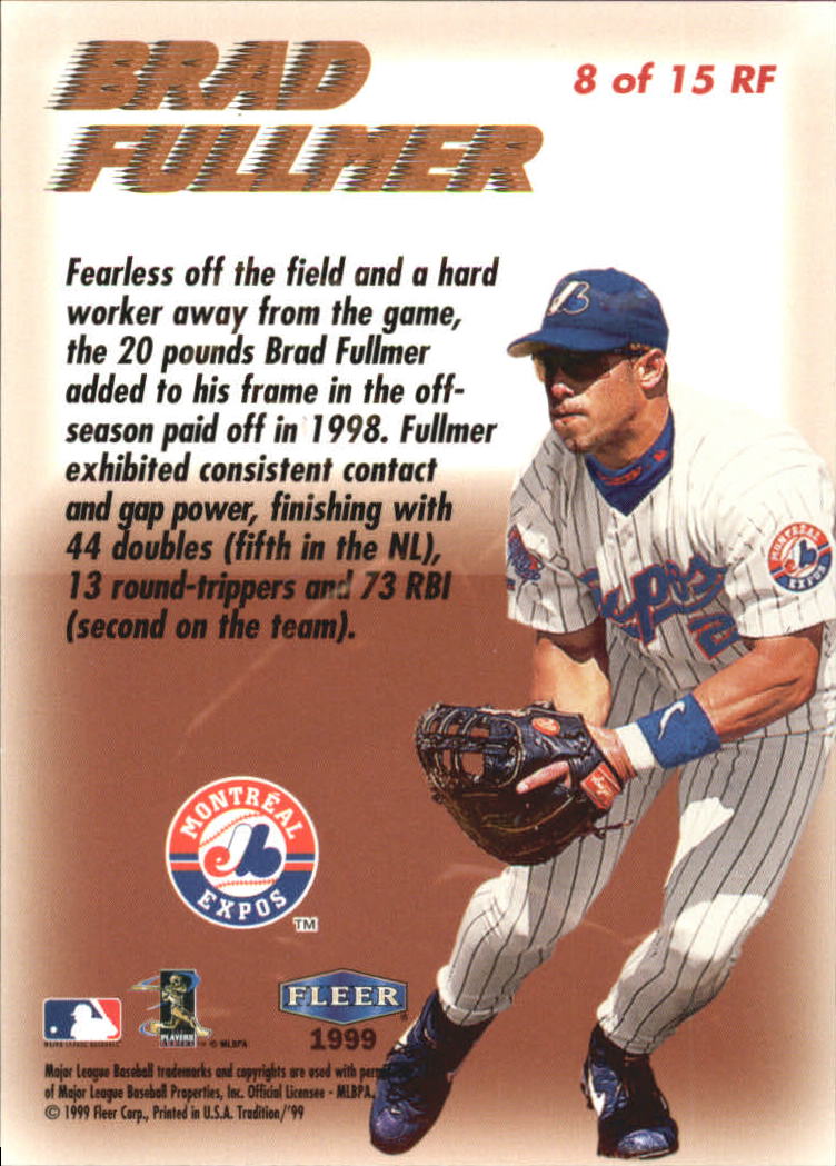 1999 Fleer Tradition Baseball "Rookie Flashback" Insert Cards - Picture 17 of 31