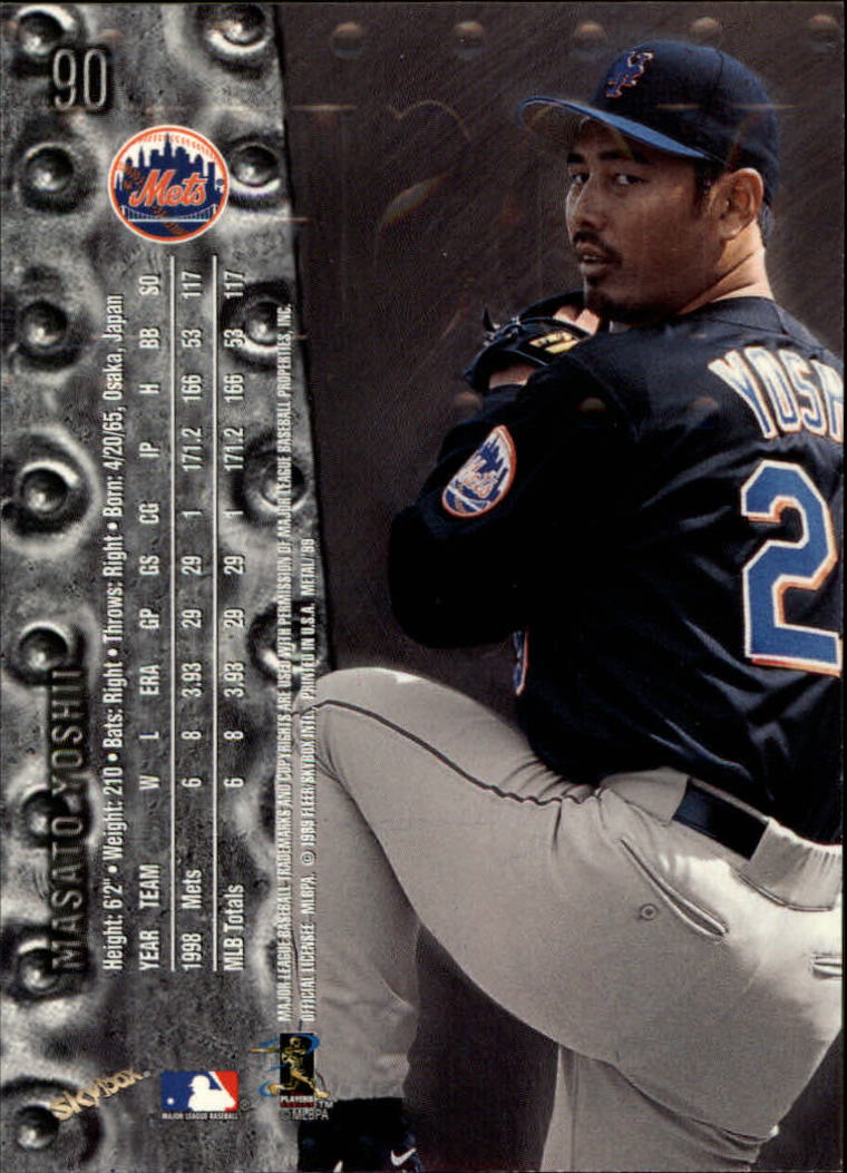 1999 Fleer Metal Universe Baseball Card #1-250 - Choose Your Card