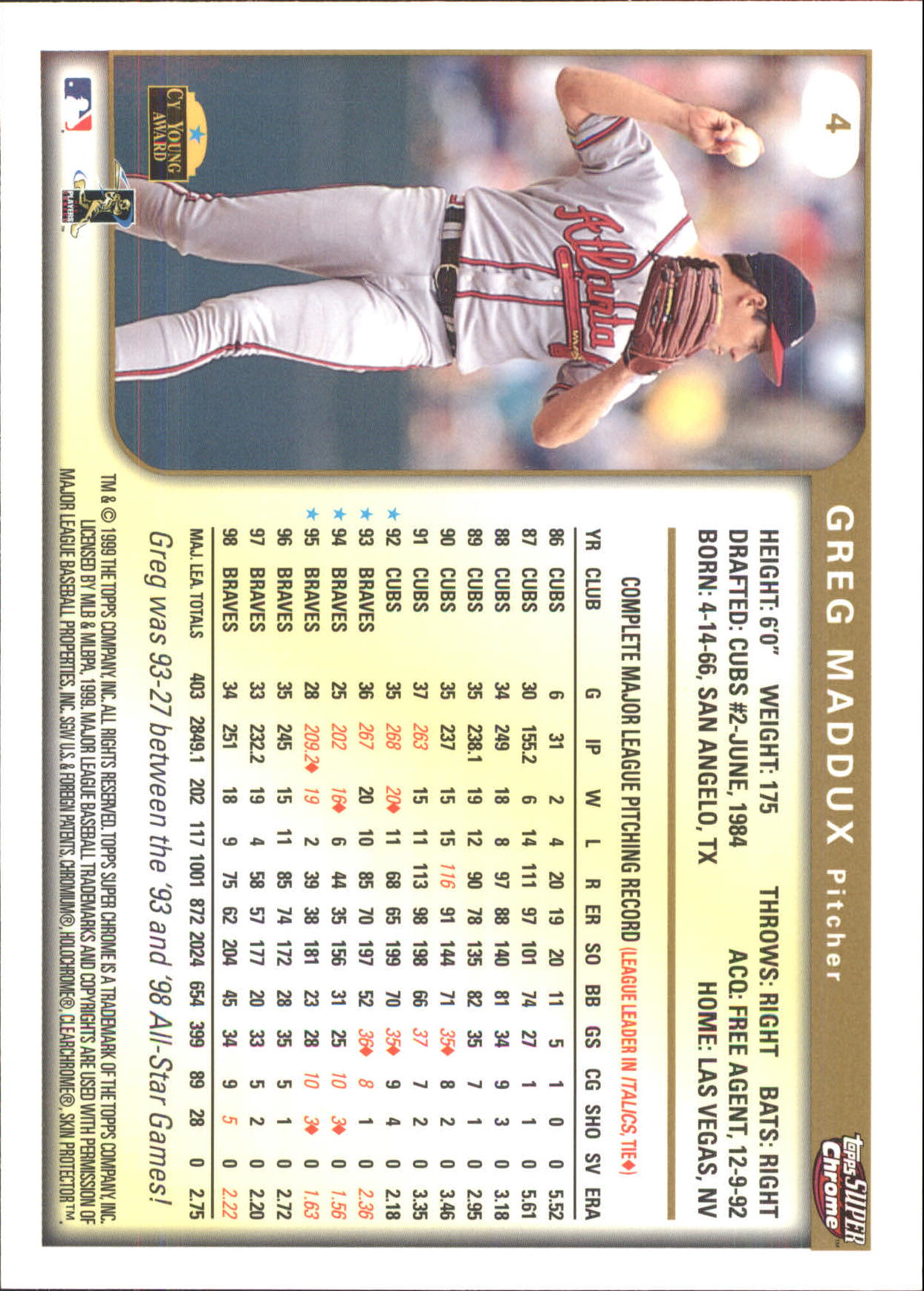 B6652- 1999 Topps SuperChrome GRANDES BB Tarjetas 1-36 -Tú eliges- 15+ ENVÍO GRATUITO A EE. UU. - Imagen 9 de 73
