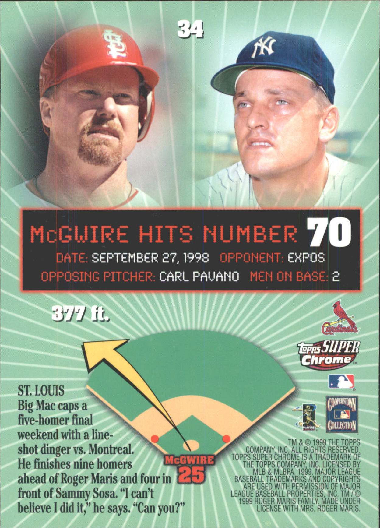 B6652- 1999 Topps SuperChrome GRANDES BB Tarjetas 1-36 -Tú eliges- 15+ ENVÍO GRATUITO A EE. UU. - Imagen 69 de 73