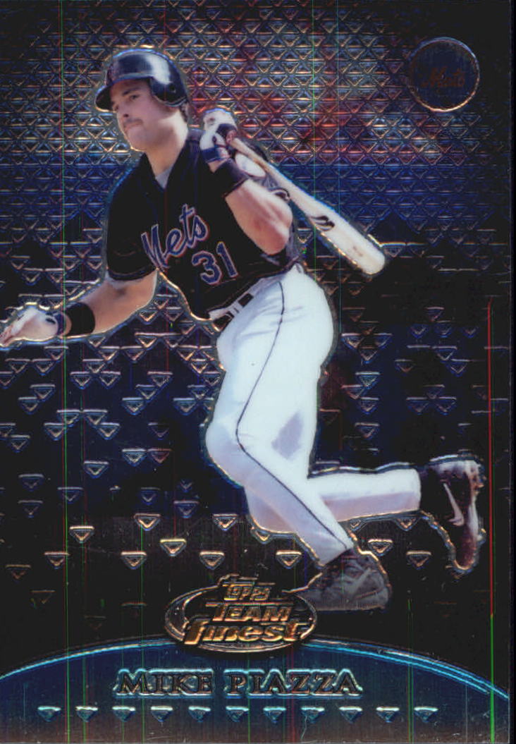 1999 Finest Team Finest Blue #TF10 Mike Piazza