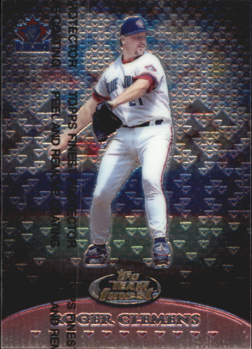1999 Finest Team Finest Red #TF7 Roger Clemens