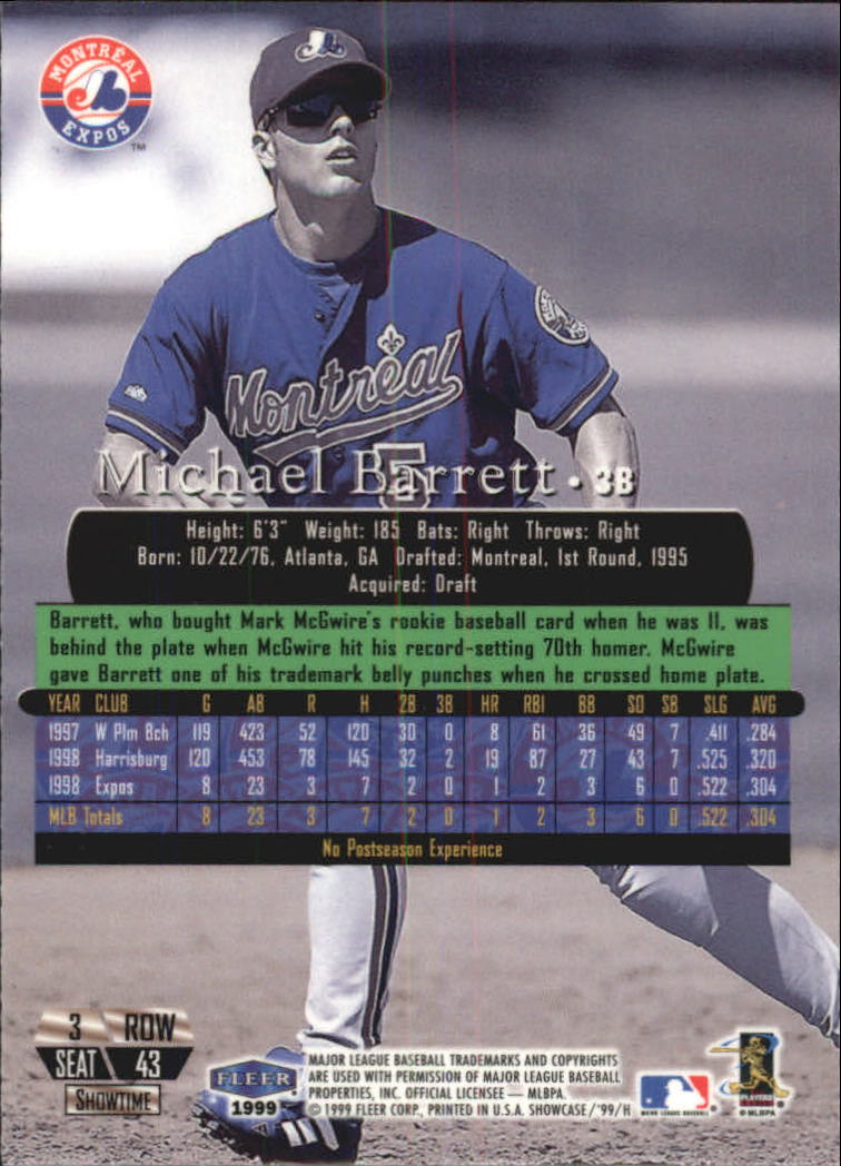 A4358- 1999 Flair Showcase Row 3 BB Card #s 1-144 You Pick- 15+ FREE US SHIP - Picture 44 of 188