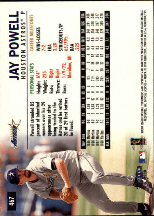 1999 Fleer Tradition Baseball "Main Set" Base Cards #401 to #600 - Picture 133 of 397