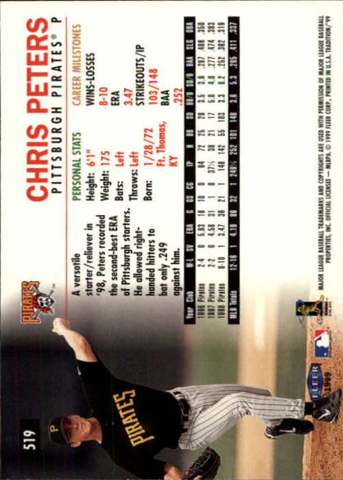 1999 Fleer Tradition Baseball "Main Set" Base Cards #401 to #600 - Picture 237 of 397