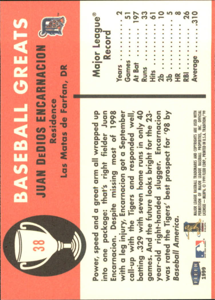 1999 Fleer Tradition Baseball "Vintage '61" Insert Cards - Picture 77 of 101