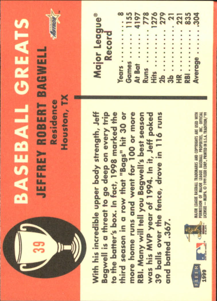 1999 Fleer Tradition Baseball "Vintage '61" Insert Cards - Picture 79 of 101
