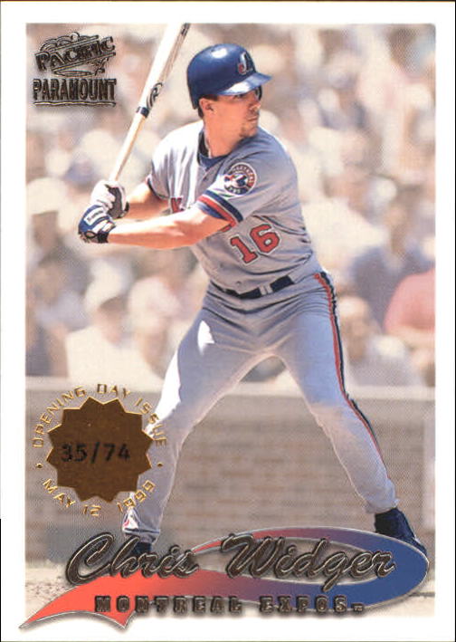 1999 Paramount Opening Day #147 Chris Widger
