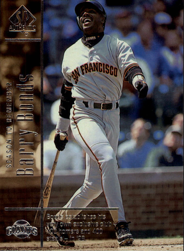 1999 SP Authentic #129 Barry Bonds STR